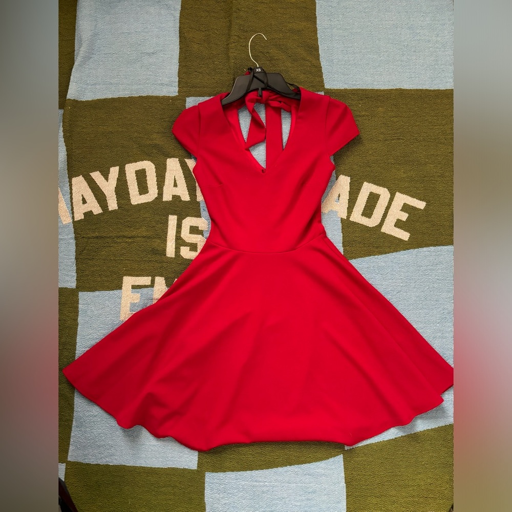B. Darlin Women’s Red Dress with bow